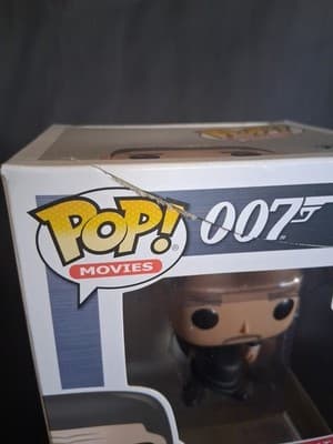 Funko Pop ODDJOB GOLDFINGER THROWING HAT Target Exclusive James Bond 007 526 NEW - Thumbnail 2