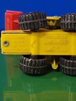 Vintage Matchbox Super Fast #29 Tractor Shovel, Used, 1:64, Diecast, Made In Eng - Thumbnail 5