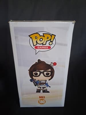 Funko POP! Games Overwatch Mei #180 Vinyl Figure DAMAGED BOX SEE PICS - Thumbnail 6