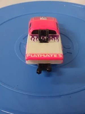 Playmates Speedeez Micro Size Roller Ball Drag Truck Pink & White 2003 - Thumbnail 4