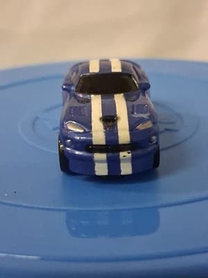 Playmates Speedeez Micro Size Roller Ball Dodge Viper Blue 2002. - Thumbnail 2