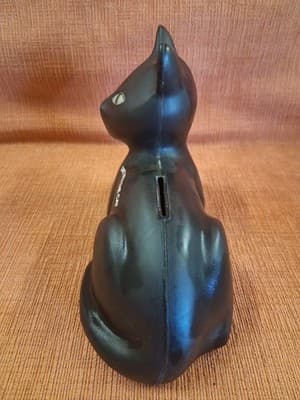 Union Carbide Black Cat Bank-Plastic 1981 Giveaway Promo "Save With The Cat" - Thumbnail 8