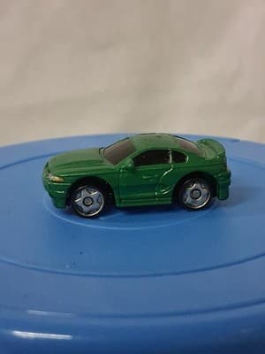Playmates Speedeez Micro Size Roller Ball Ford Mustang Gt Green 2002 - Thumbnail 2
