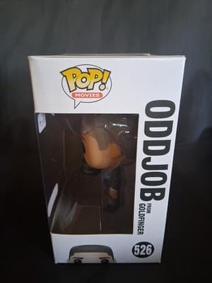 Funko Pop ODDJOB GOLDFINGER THROWING HAT Target Exclusive James Bond 007 526 NEW - Thumbnail 6