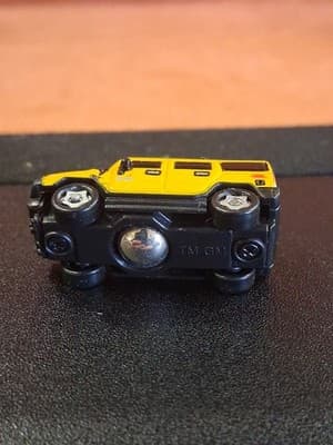 Playmates Speedeez H2 Hummer Yellow Micro Vehicle - Thumbnail 5