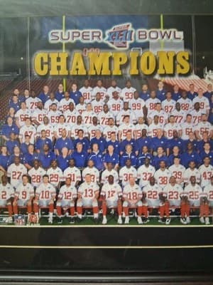 2007 CHAMPIONS NEW YORK GIANTS FRAMED 8X10 PHOTO-MAN CAVE ART WALL Framed - Thumbnail 5