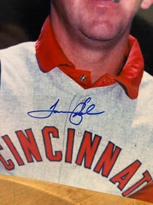 Tommy Helms Cincinnati Reds 1964-71 Autographed Signed 8x10 Photo - Thumbnail 2