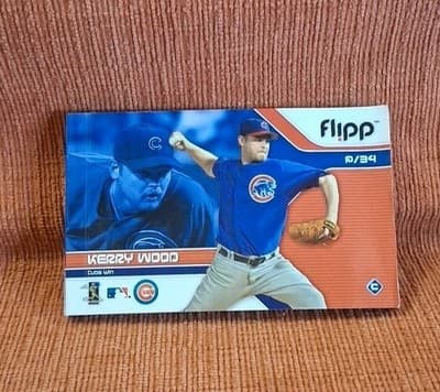 2004 Flipp Sports Kerry Wood / Moises Alou Flip Booklet - Thumbnail 2
