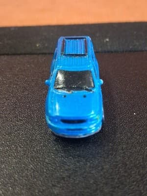 Vintage 2003 Playmates Speedeez SUV Roller Ball Car Micro Blue Ford Explorer - Thumbnail 2