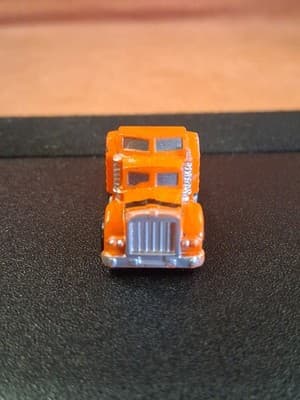 Micro Machines Orange Semi Tractor Trailer - Thumbnail 2