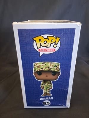 FUNKO POP! MILITARY: Air Force Female 2 - Camo [New Toy] Vinyl Figure - Thumbnail 3