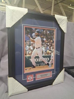Boston Red Sox Johnny Damon Photos Pictures & Name Plate Collage Framed - Thumbnail 3