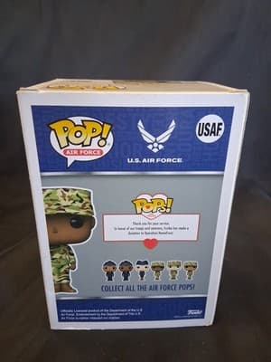 FUNKO POP! MILITARY: Air Force Female 2 - Camo [New Toy] Vinyl Figure - Thumbnail 4