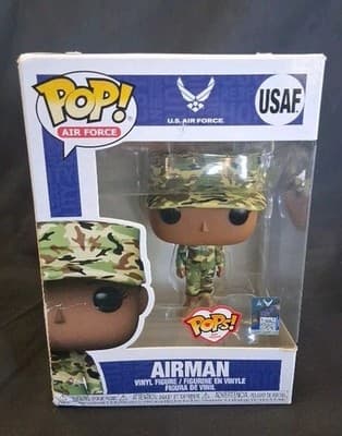 FUNKO POP! MILITARY: Air Force Female 2 - Camo [New Toy] Vinyl Figure