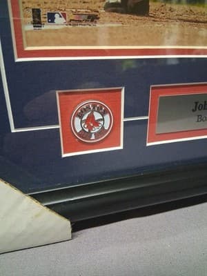 Boston Red Sox Johnny Damon Photos Pictures & Name Plate Collage Framed - Thumbnail 4