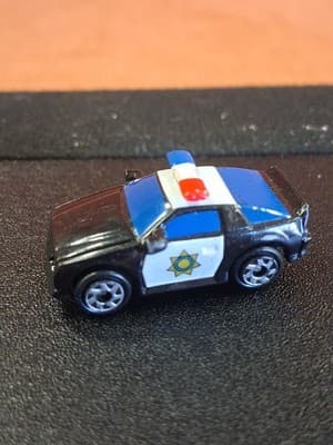 Very Rare- Micro Machines, Hasbro, Police Chevy - Chevrolet 80’s Camaro Coupe - Thumbnail 4