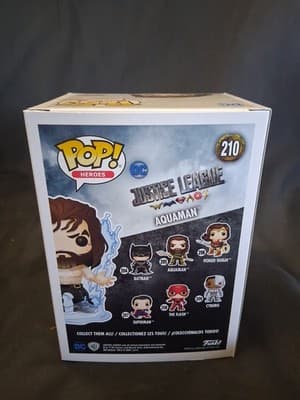 Funko POP! Justice League: Aquaman #210 Legion Of Collectors Exclusive - Thumbnail 3