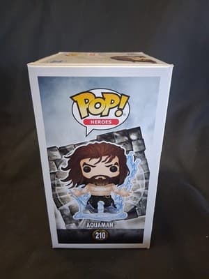 Funko POP! Justice League: Aquaman #210 Legion Of Collectors Exclusive - Thumbnail 2