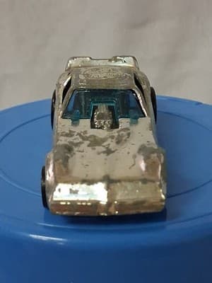 1977 Hot Wheels Pontiac Firebird Funny Car 20th Anniversary Silver Chrome - Thumbnail 2