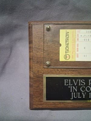 Elvis Concert Ticket Stub July 10th 1975 Richfield Coliseum Ohio . Vintage Rare - Thumbnail 3