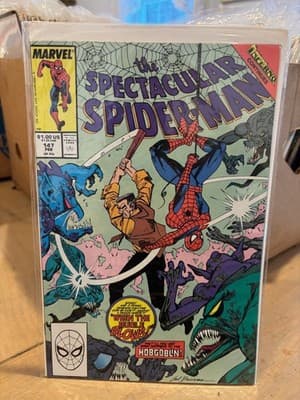 Spectacular SPIDER-MAN #147 (Marvel, 1989) Demonic Hobgoblin