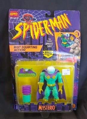 Toy Biz Spider-Man New Animated Series Mysterio Mist Squirting Action!