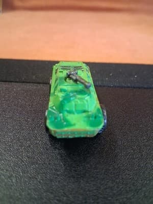 Micro Machine Plastic Russian BRDM-2 w/ MG in Bright Green Camouflage Hasbro - Thumbnail 2