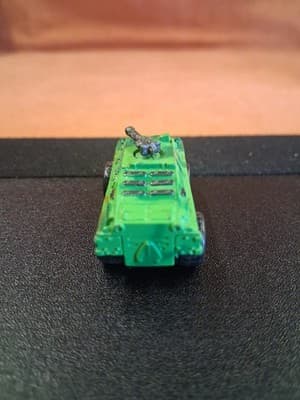 Micro Machine Plastic Russian BRDM-2 w/ MG in Bright Green Camouflage Hasbro - Thumbnail 4