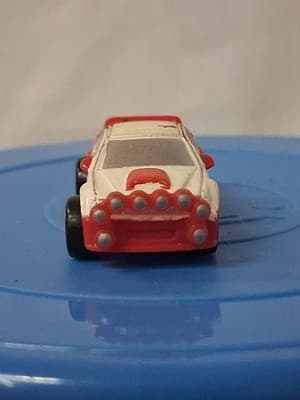 Vintage Micro Machines AP Rally Car Red & White 2002 Hasbro HMM - Thumbnail 2