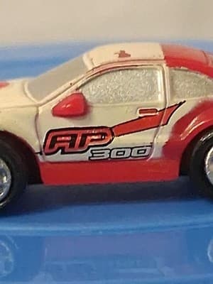Vintage Micro Machines AP Rally Car Red & White 2002 Hasbro HMM - Thumbnail 5