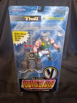 McFarlane Toys Rob Liefeld's Youngblood Ultra Action Figures Troll New 1995