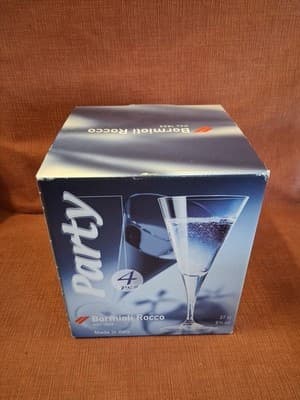 Bormioli Rocco Figlio Martini Glasses Set of 4 Barware Cocktail 9 1/4oz Stemware - Thumbnail 3