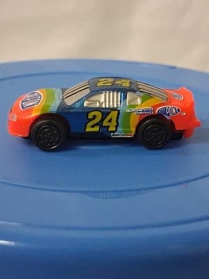 1999 Micro Machines NASCAR #24 DuPont Jeff Gordon Car Blue Orange-Vintage - Thumbnail 3