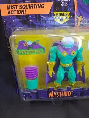 Toy Biz Spider-Man New Animated Series Mysterio Mist Squirting Action! - Thumbnail 5