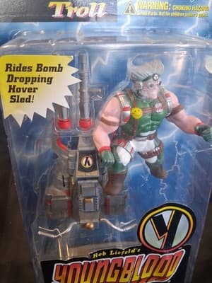 McFarlane Toys Rob Liefeld's Youngblood Ultra Action Figures Troll New 1995 - Thumbnail 2