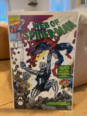 Web of Spider-Man #79 1991 Marvel Comics VF/NM Comic Book