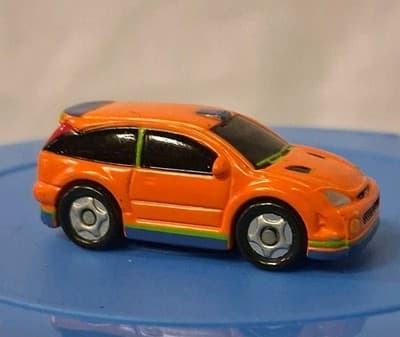 PLAYMATES 2002 SPEEDEEZ ORANGE FORD FOCUS MICRO SIZE RARE 🔥