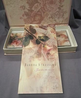 BARBRA STREISAND - JUST FOR THE RECORD - (4) CASSETTE BOX SET - 92 PAGE BOOKLET