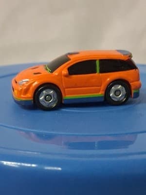 PLAYMATES 2002 SPEEDEEZ ORANGE FORD FOCUS MICRO SIZE RARE 🔥 - Thumbnail 3
