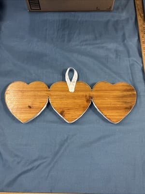 Ceder Wood High Voltage Wood Art, Electrocuted Burned Wall Hangers Heart Shape - Thumbnail 5