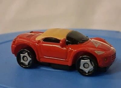 Playmates Speedeez Micro Machines Red Sports Car Ferrari Roller Ball #4