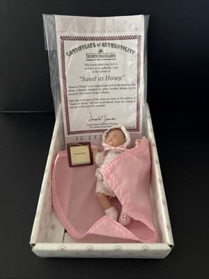 Vintage Ashton Drake Miniture Doll. In Original Box"Sweet as honey"