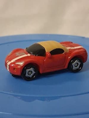 Playmates Speedeez Micro Machines Red Sports Car Ferrari Roller Ball #4 - Thumbnail 3