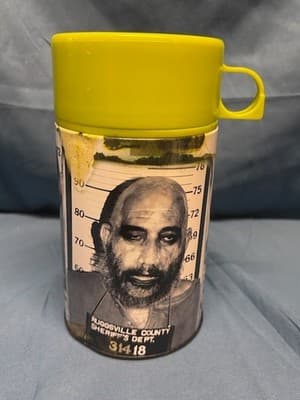 Rare NECA The Devil's Reject Metal Thermos Bottle Only - Thumbnail 3