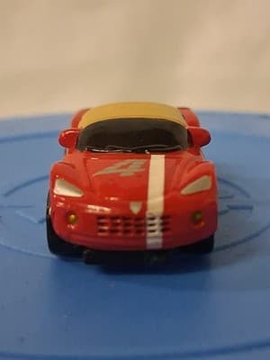 Playmates Speedeez Micro Machines Red Sports Car Ferrari Roller Ball #4 - Thumbnail 2