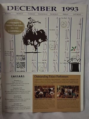 Rare Riddick Bowe vs. Evander Holyfield II Caesar's Palace Headlines Rare 1993 - Thumbnail 3