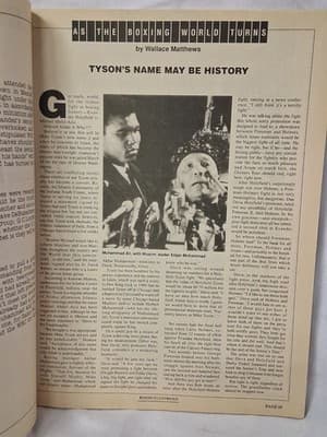 Boxing Illustrated Magazine October 1992 Mike Tyson Cover - Thumbnail 6