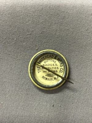 Vintage President Andrew Jackson Pinback Pin Whitehead & Hoag 1900s - Thumbnail 2