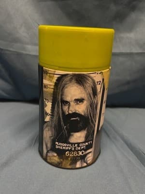 Rare NECA The Devil's Reject Metal Thermos Bottle Only - Thumbnail 2