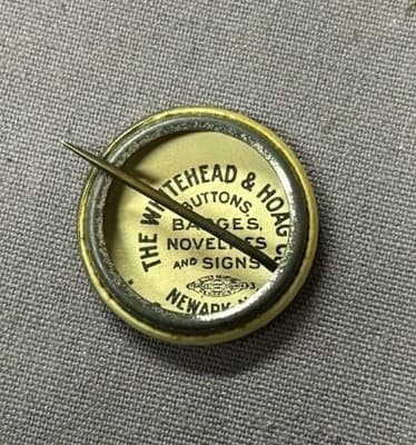 Vtg Zachary Taylor POLITICAL CAMPAIGN PIN BUTTON 1.25 Whitehead & Hoag 1900s - Thumbnail 2